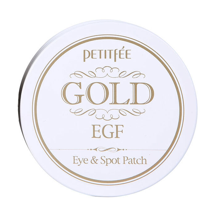 Гідрогелеві патчі для шкіри навколо очей Petitfee &amp; Koelf Gold&amp;EGF Eye &amp; Spot Patch з золотом, 60+30 шт
